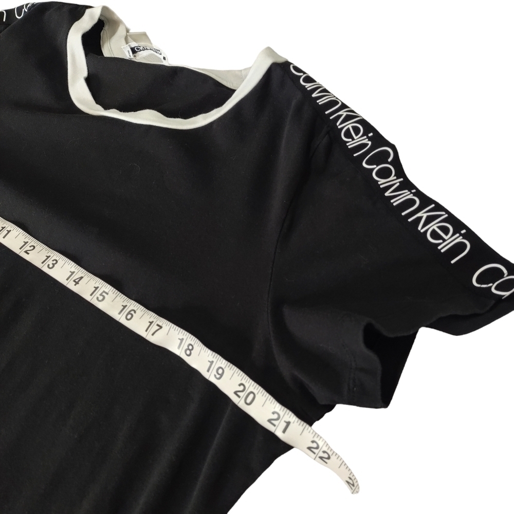 Calvin Klein Women's Black Shirt Dress Size L - Picture 6 of 8